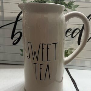 Rae Dunn White Sweet Tea Pitcher